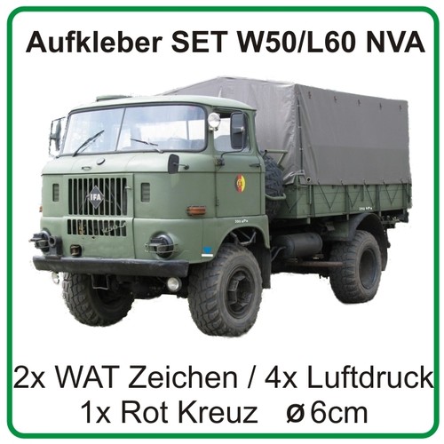 Aufkleber set für ifa - aufkleber, w50