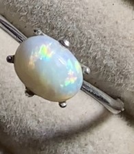 Coober Pedy Solid Opal Ring(