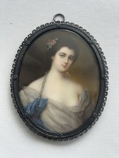 Miniaturmalerei Portrait Frau