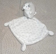 Igel Pusblu Kuscheltuch Schmusetuch weiß grau von DM