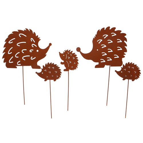 Unus gartenstecker igel 5er - igel,