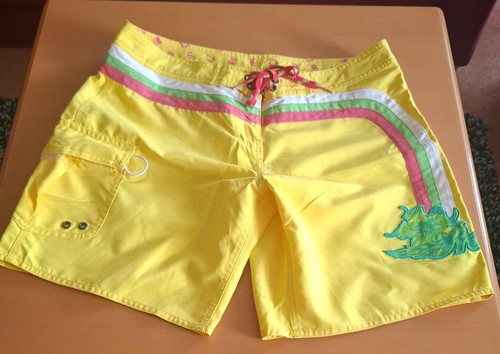 Boardshort damen sonnengelb - boardshort,
