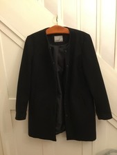 Mantel Vero Moda XL schwarz Kurzmantel Wollmantel