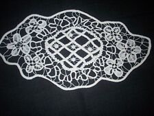 Tischdecke NADELSPITZE - POINT DE VENICE Deckchen   ca 43/22 cm **9**