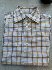 Loden Steiner Hemd Gr.38 Tracht Karo ? Cotton,Natur,LANGARM 1H38