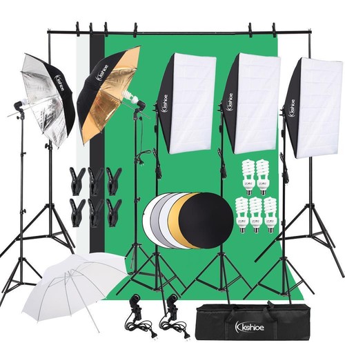 Profi fotostudio softbox set - fotostudio,