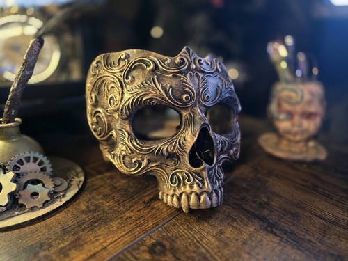 Barock totenkopf maske - barock,