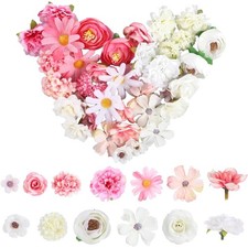 40 Stück Kunstblumen Deko