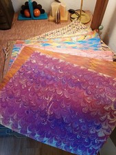 20 Bögen HAND MARMORPAPIER