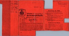 Vierte reichskleiderkarte für - reichskleiderkarte,