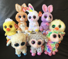 W-F-L TY  Ostern  Beanie Boos Glubschi Auswahl Stofftier Hase Lamm Küken Boo´s