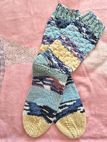 Socken handgestrickt