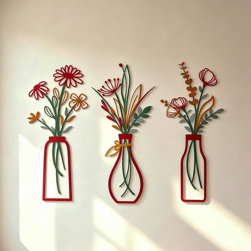 Teilige eisen blumen - 3-teilige,