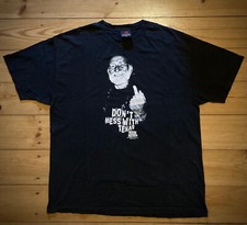 WILLIE NELSON - DON'T MESS WITH TEXAS - VINTAGE T-SHIRT - ORIGINAL AUSTIN TX USA