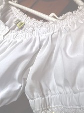 Dirndlbluse weiß 38