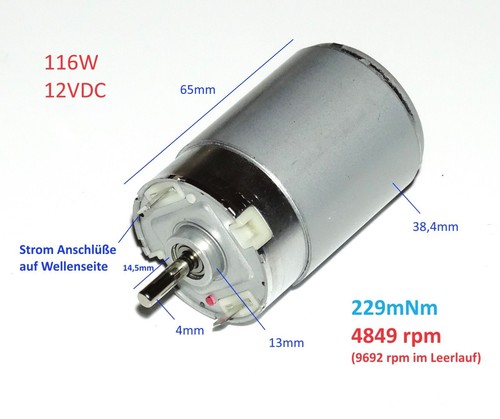 116w 12v drehmoment starker - 116w,