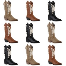 Damen Cowboystiefel Stiefel