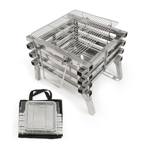 Grill edelstahl klappbar und - edelstahl,