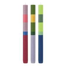 Remember Stabkerzen-Set Milano - 3 Stück - ohne Deko - Kerzen - H 26 cm - Ø 2.2