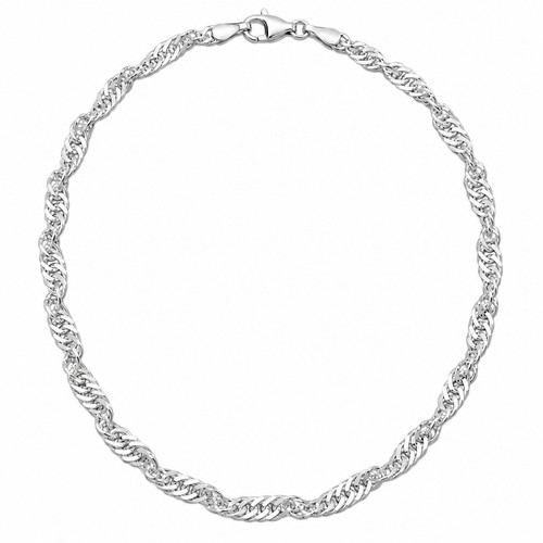 925 silber singapurkette cm - singapurkette, 45
