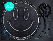 Goth acid house smiley - acid, rave