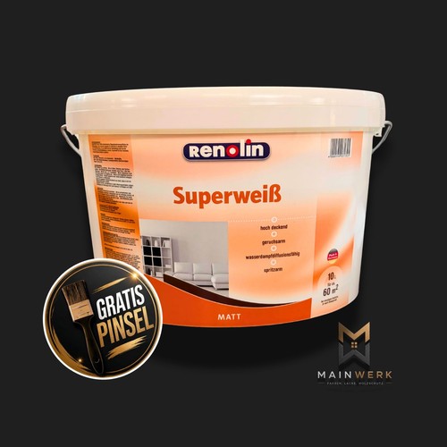 Renolin superweiß 10l - superweiß,