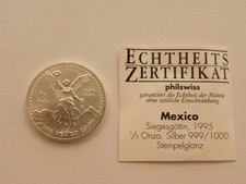 Mexico, Siegesgöttin, 1995, Silber, Plata Plura, stempelglanz