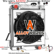 4 Reihe Wasserkühler Lüfter Für Triumph TR6 69-74 / Triumph TR250 67-68 2.5L