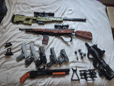 Klemmbaustein MOC Waffen Sammlung – Gewehre & Pistolen – nur Abholung