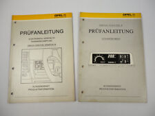 Opel Omega A Senator B LCD Instrument Fahrwerk Prüfanleitung Werkstatthandbuch