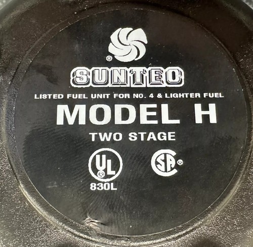 New suntec model - 2, oil