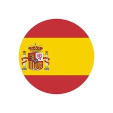 Spain stickers 5cm round - spain,