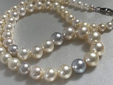 Akoya Halskette Perlenkette Südsee-Perlen mit Zertifikat (18k) Perlen Collier