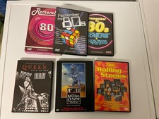 5 DVD's, THE ROLLING STONES - Bridges to Babylon Tour , 17 Clips ,Queen,80 er