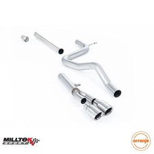 Milltek Auspuff Seat Leon FR 2.0 TDI 150 SC und 5-Türer (Handschaltung und DSG-Auto) Ca