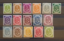 Bund Posthornsatz 123 - 138 **,  Höchstwerte tiefst geprüft Schlegel BPP (668)