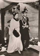 **ORIGINAL POSTCARD-1960**PRINZ ISKANDER DESTA-PRINZESSIN IRENE-ADEL-MONARCHIE