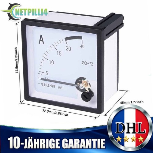 Analog amperemeter anzeige - analog,