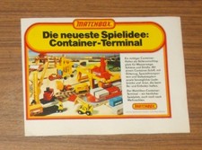 Seltene Werbung MATCHBOX
