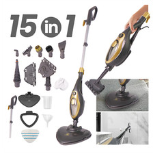 SUPERLEX 15-in-1 Dampfreiniger Bodenwischer Dampfmop Dampfbesen Steam Mop 1500W