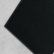 Lackiertes Glas Schwarz mit