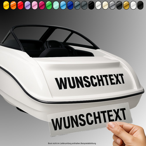 Wunschtext aufkleber 40cm - aufkleber,