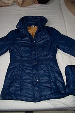 Für Zwillinge / 2 x Stepp-Winterjacke / Gr. 158-164 / blau 