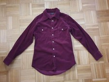 Cord Hemd Weinrot  Gr: S   Pop England