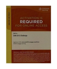 Sam 2013 Challenge Printed Access Card, Cengage Learning