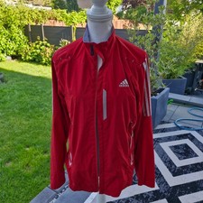 ADIDAS Trainingsjacke Laufjacke dünn Clima proof rot Gr. XS/S (S steht drin)