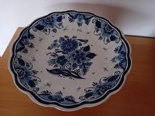 Delfter Porzellan Holland Schale mit Fuß groß Royal Goedewaagen 24,5 x 13 cm
