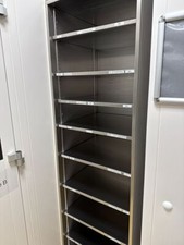 Reinraum Lagerregal 60x60x210 cm Edelstahl 8 Fachböden