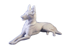 White nymphenburg porcelain - white,