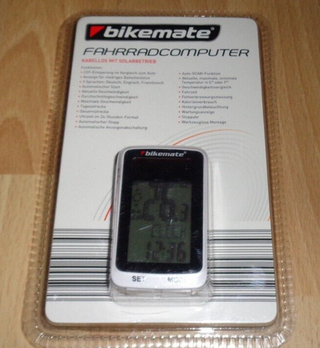 Funk solar fahrradcomputer mit - funk,